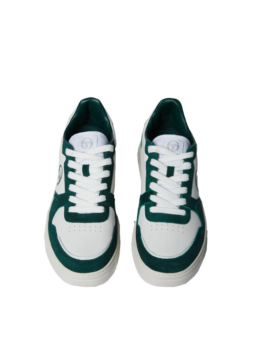 Sergio Tacchini Court Classic Mp Sneaker- White/ Tofu/ Botanical Garden Outlet