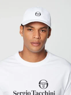 Sergio Tacchini Court Hat- Brilliant White Online