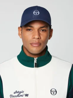 Sergio Tacchini Court Hat- Maritime Blue New