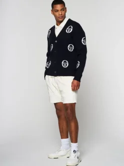Sergio Tacchini Cucire Cardigan- Maritime Blue Sale