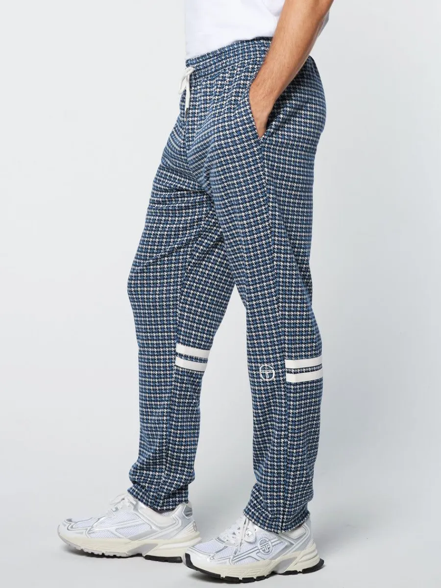 Sergio Tacchini Dallas Houndstooth Track Pant- Maritime Blue New