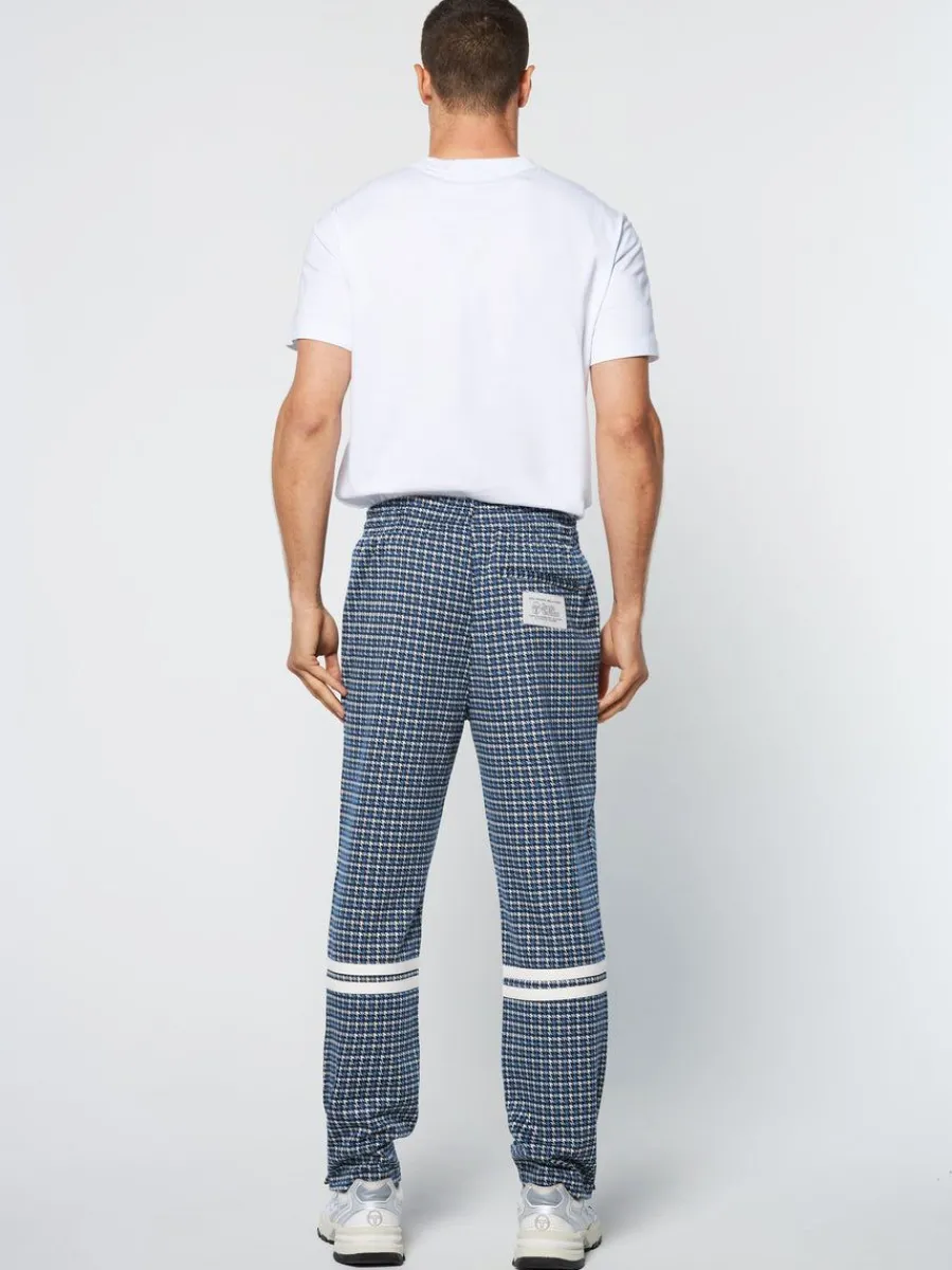 Sergio Tacchini Dallas Houndstooth Track Pant- Maritime Blue New