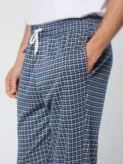 Sergio Tacchini Dallas Houndstooth Track Pant- Maritime Blue New