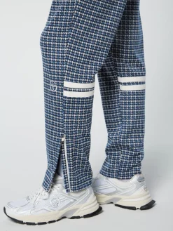 Sergio Tacchini Dallas Houndstooth Track Pant- Maritime Blue New