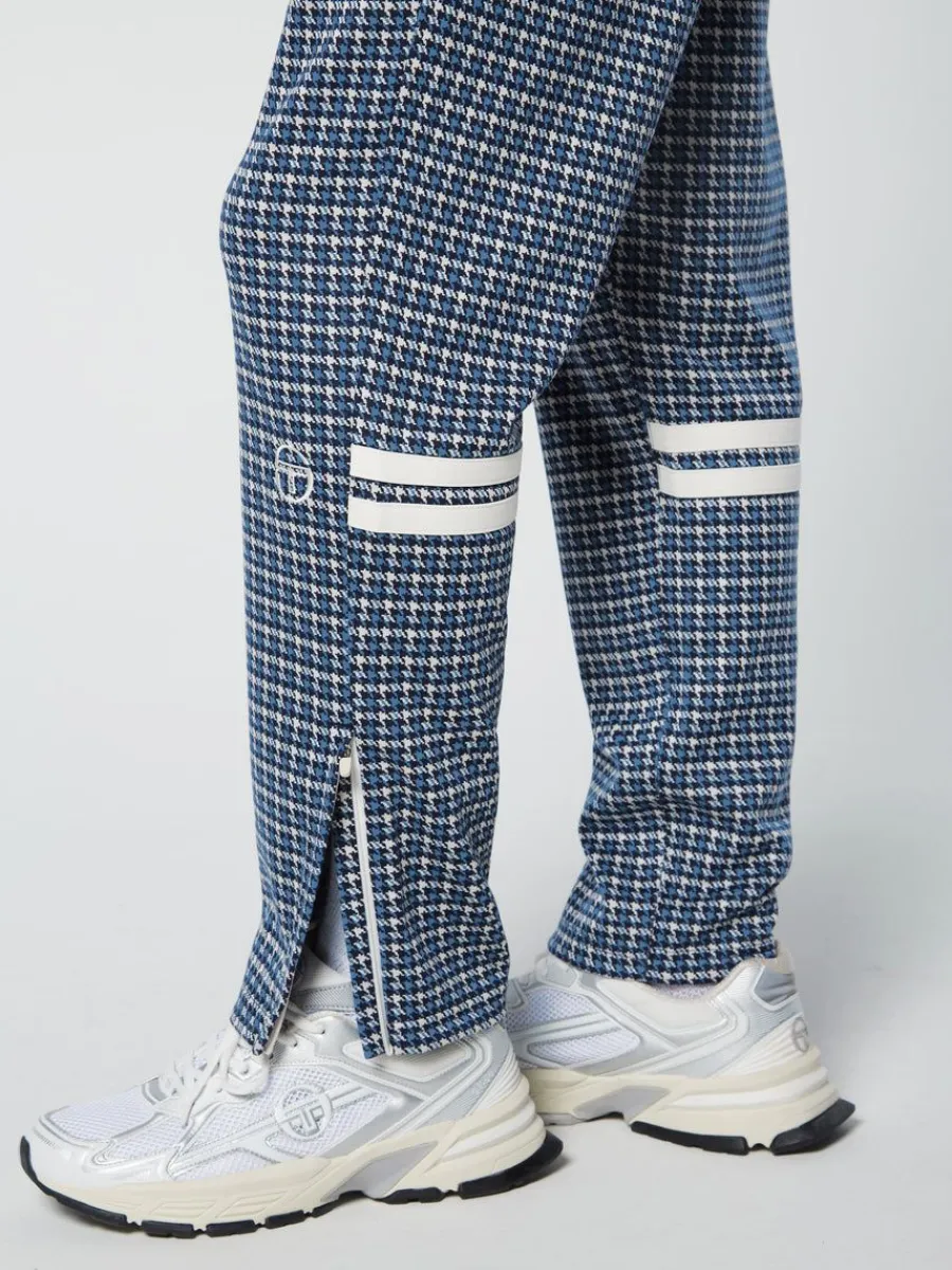Sergio Tacchini Dallas Houndstooth Track Pant- Maritime Blue New