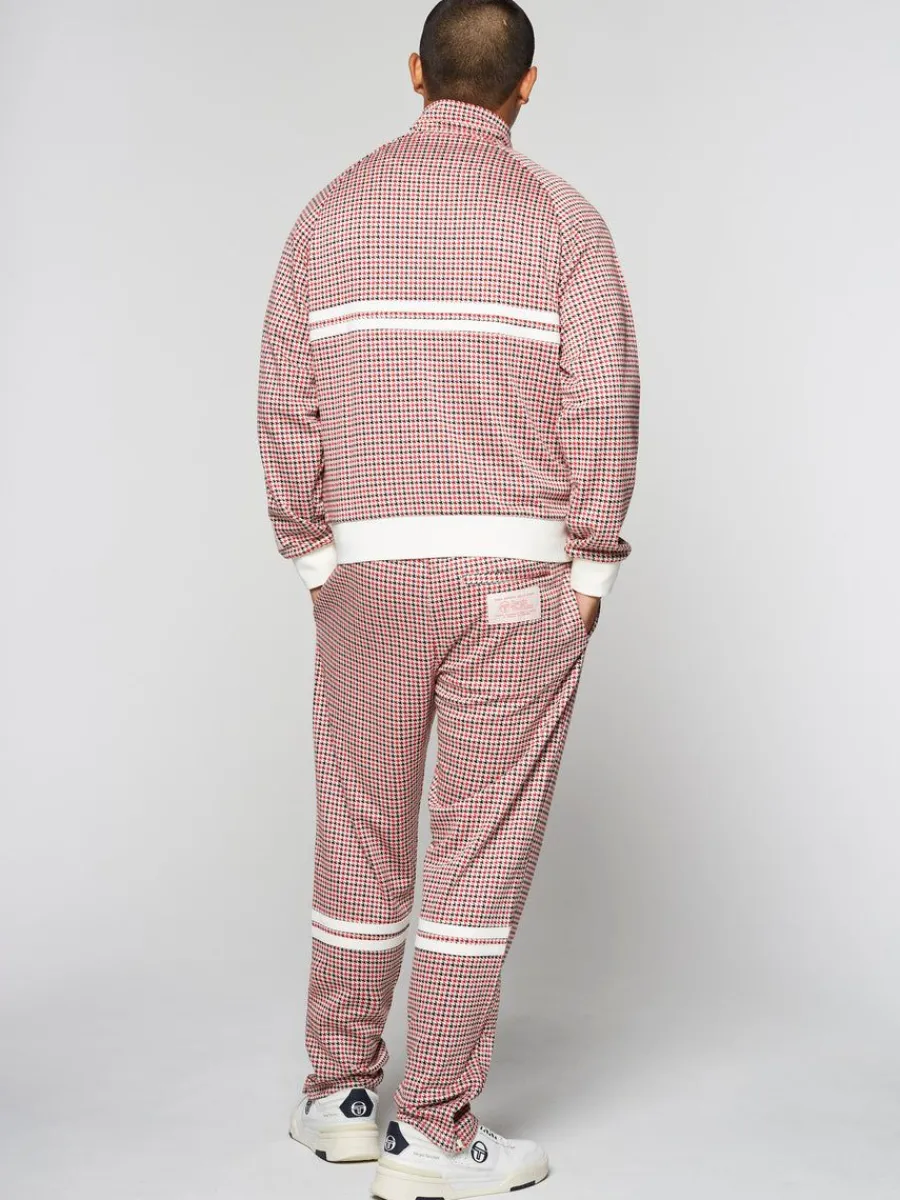 Sergio Tacchini Dallas Houndstooth Track Jacket- Poinciana Sale
