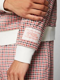 Sergio Tacchini Dallas Houndstooth Track Jacket- Poinciana Sale
