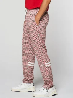 Sergio Tacchini Dallas Houndstooth Track Pant- Poinciana Clearance