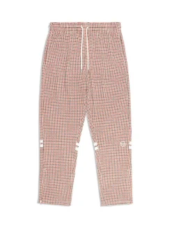 Sergio Tacchini Dallas Houndstooth Track Pant- Poinciana