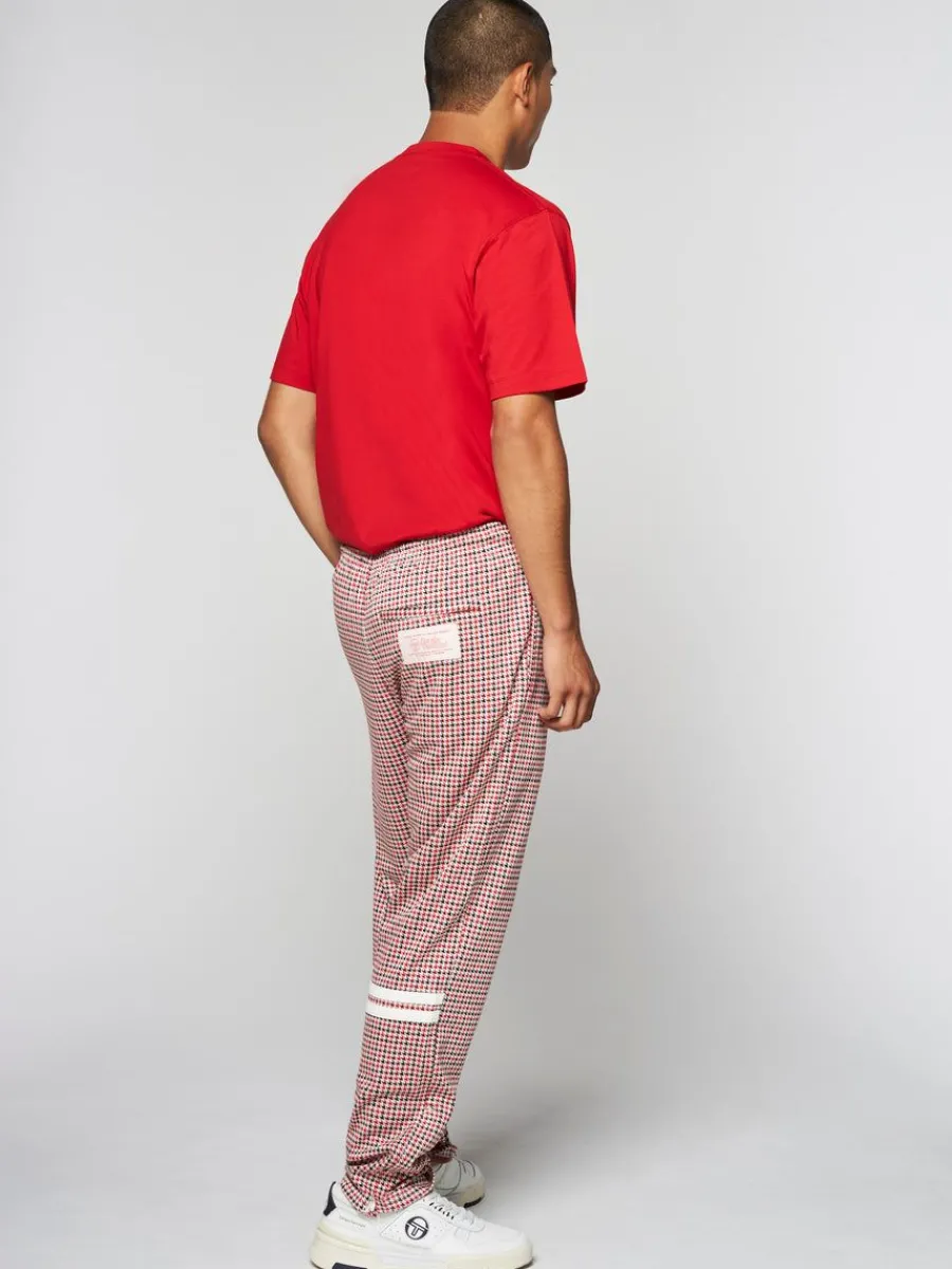 Sergio Tacchini Dallas Houndstooth Track Pant- Poinciana