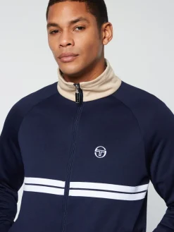 Sergio Tacchini Dallas Track Jacket Archivio- Maritime Blue/ Humus Sale