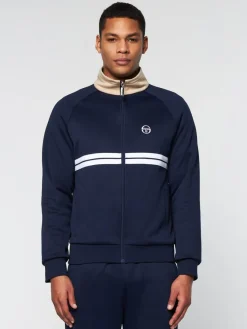 Sergio Tacchini Dallas Track Jacket Archivio- Maritime Blue/ Humus