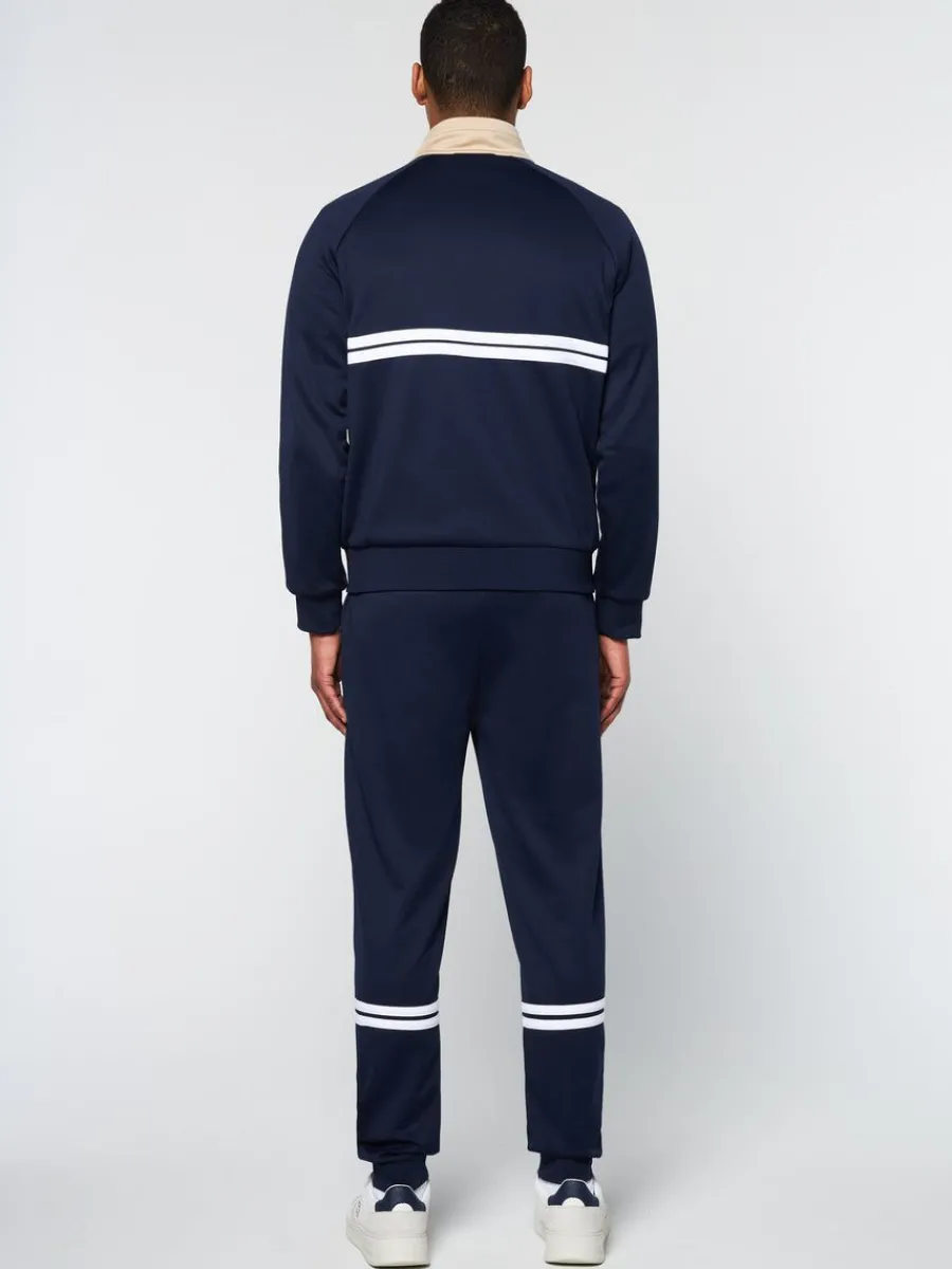 Sergio Tacchini Dallas Track Jacket Archivio- Maritime Blue/ Humus