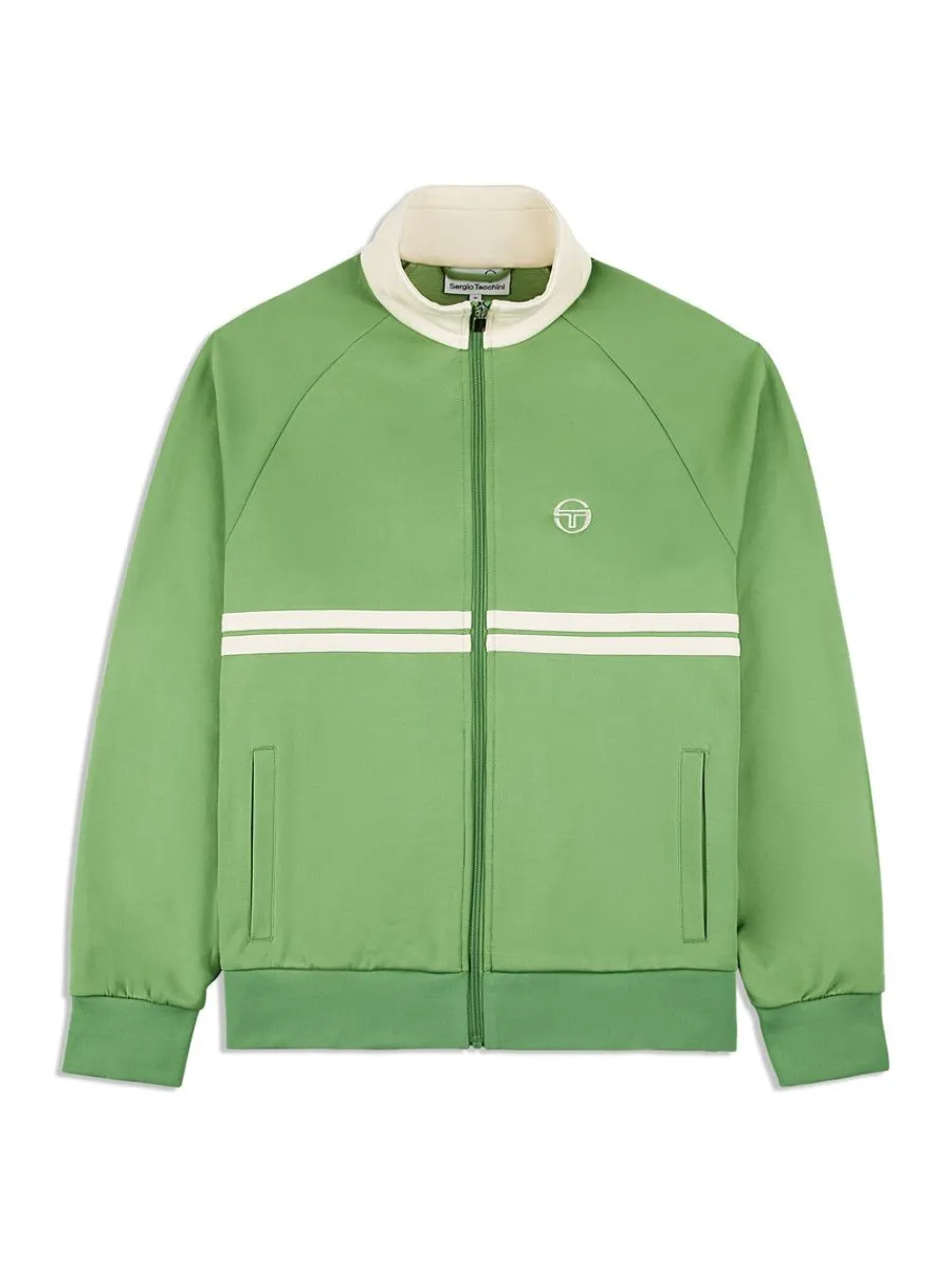 Sergio Tacchini Dallas Track Jacket Archivio- Jade Green/ Pearl Ivory Hot