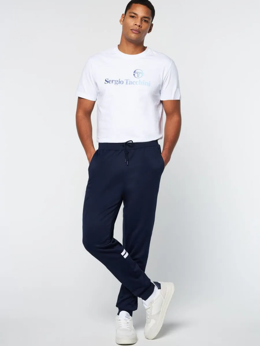 Sergio Tacchini Dallas Track Pant Archivio- Maritime Blue/ White