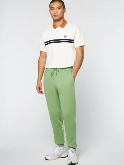 Sergio Tacchini Dallas Track Pant Archivio- Jade Green/ Pearl Ivory Discount