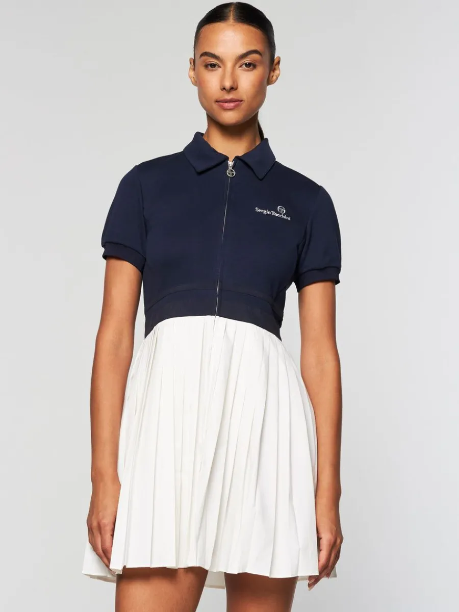 Sergio Tacchini Damarindo Dress- Maritime Blue/ White Outlet