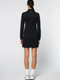 Sergio Tacchini Damarindo Half-Zip Track Dress- Black Clearance