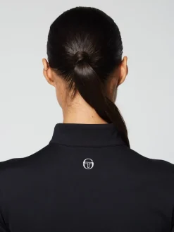 Sergio Tacchini Damarindo Half-Zip Track Dress- Black Discount