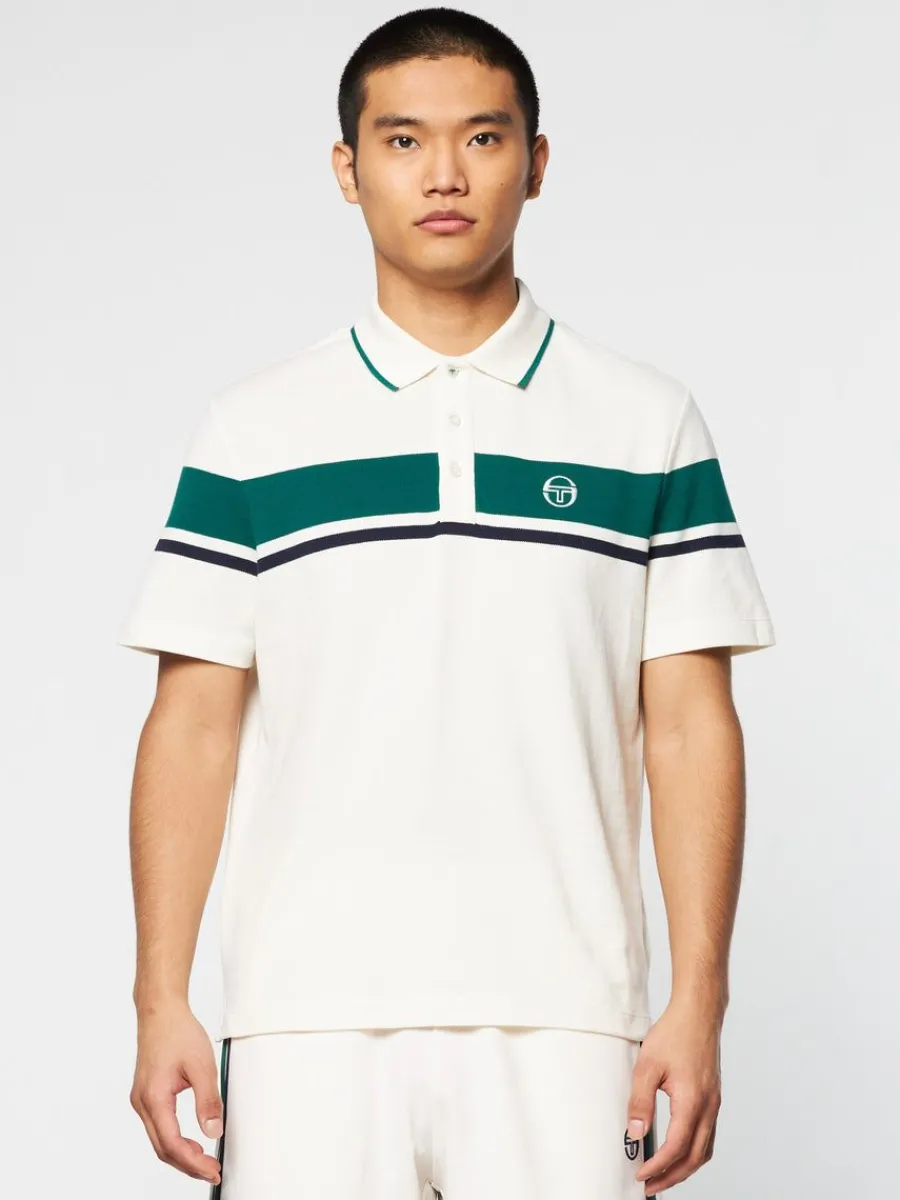 Sergio Tacchini Damarindo Polo Archivio- Gardenia Clearance