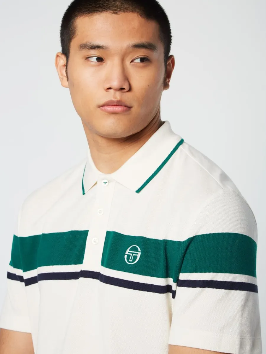Sergio Tacchini Damarindo Polo Archivio- Gardenia Clearance