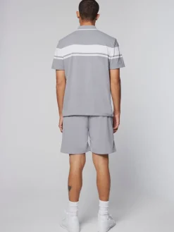 Sergio Tacchini Damarindo Polo- Sleet/ White Outlet