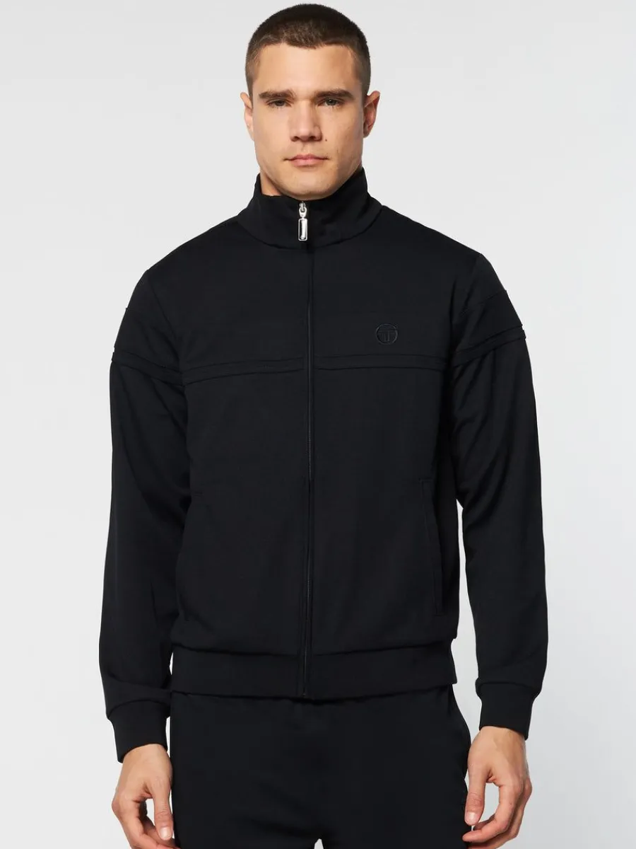 Sergio Tacchini Damarindo Track Jacket Archivio- Black/ Black Sale