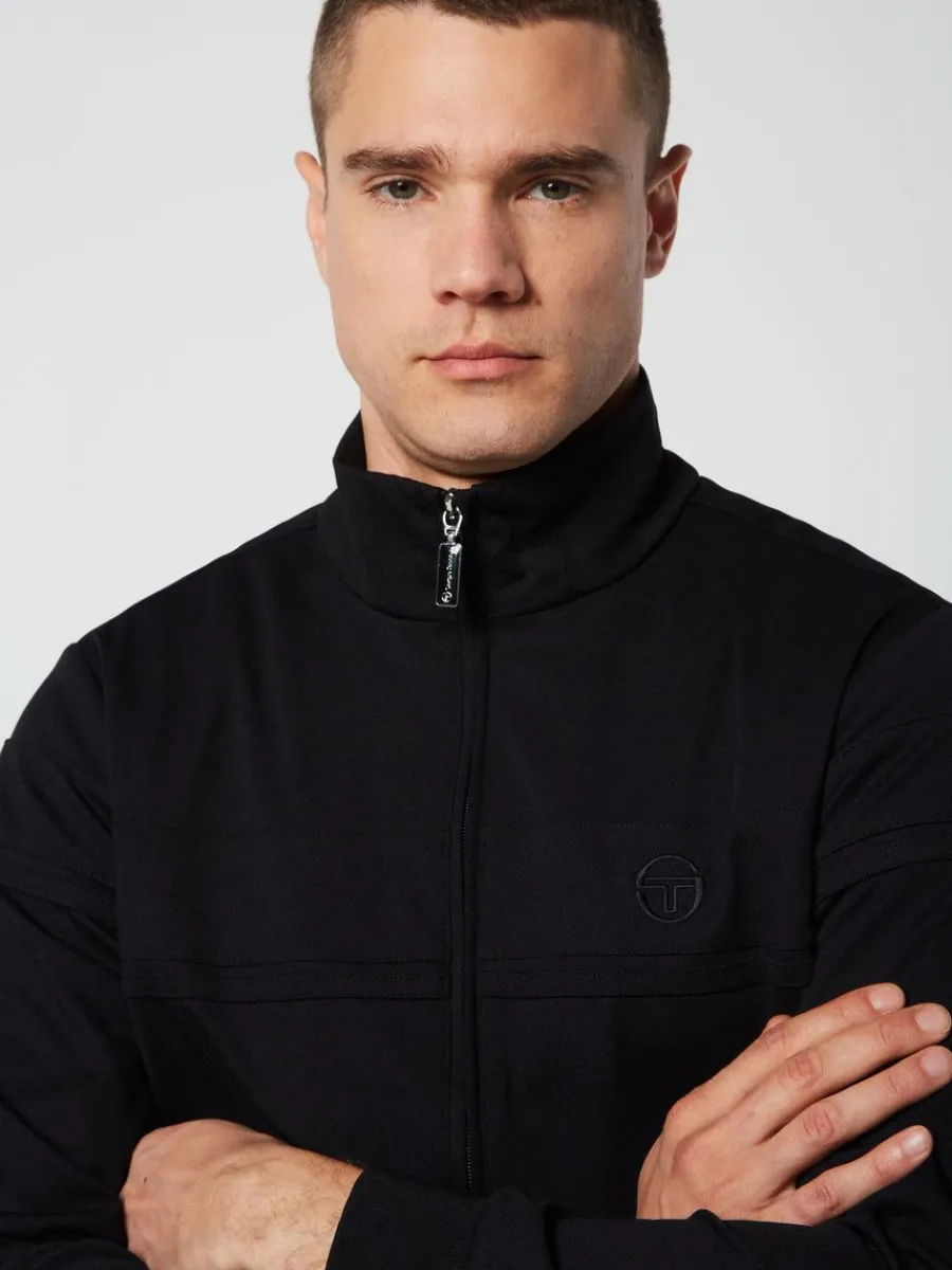 Sergio Tacchini Damarindo Track Jacket Archivio- Black/ Black Sale