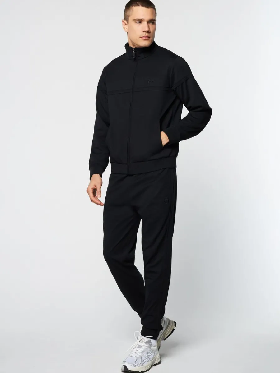 Sergio Tacchini Damarindo Track Jacket Archivio- Black/ Black Discount