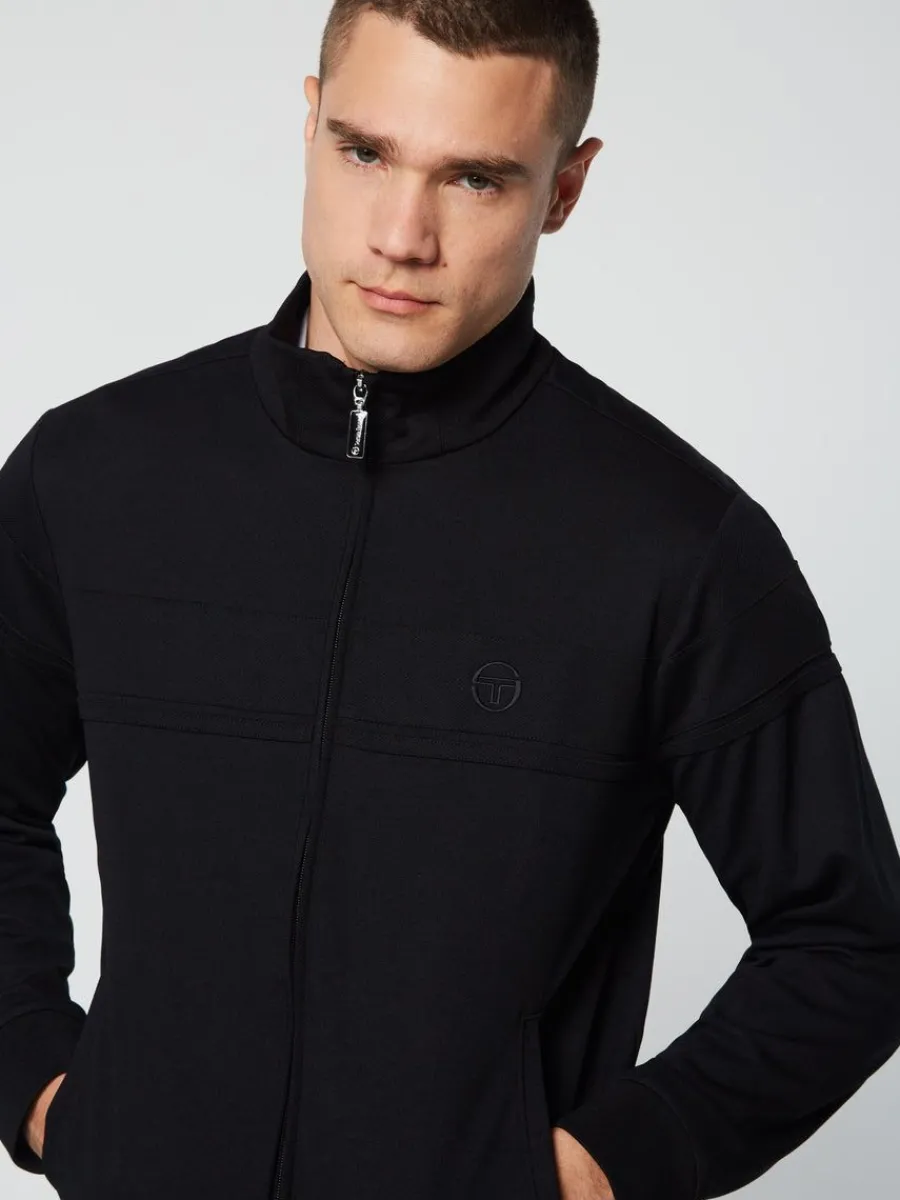 Sergio Tacchini Damarindo Track Jacket Archivio- Black/ Black Discount