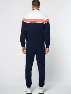 Sergio Tacchini Damarindo Track Jacket Archivio- Gardenia/ Maritime Blue Outlet