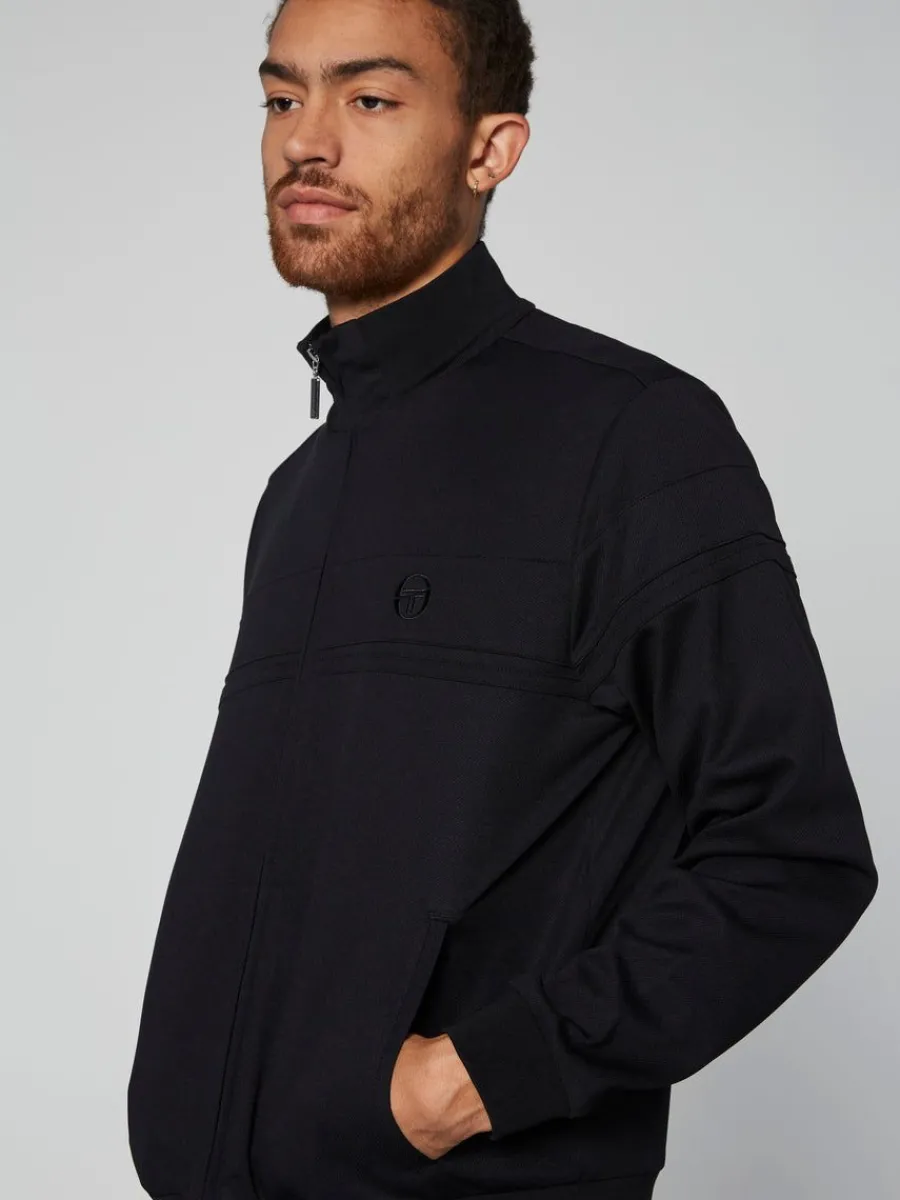 Sergio Tacchini Damarindo Track Jacket- Black/ Black Sale