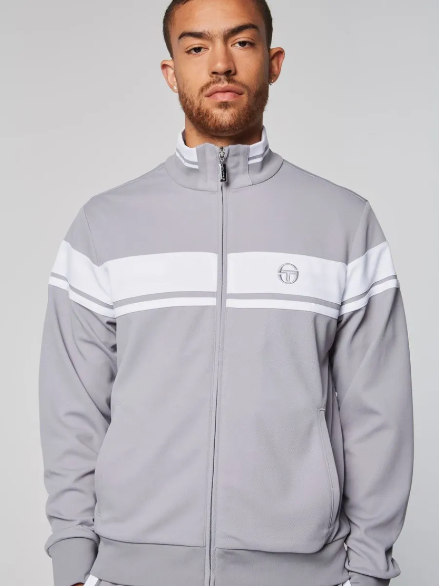 Sergio Tacchini Damarindo Track Jacket- Sleet/ White Online