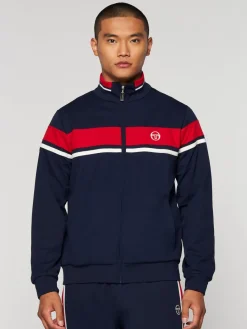 Sergio Tacchini Damarindo Track Jacket-Maritime Blue Clearance