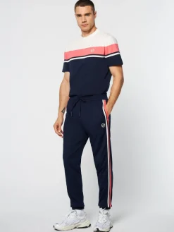 Sergio Tacchini Damarindo Track Pant Archivio- Gardenia/ Maritime Blue New