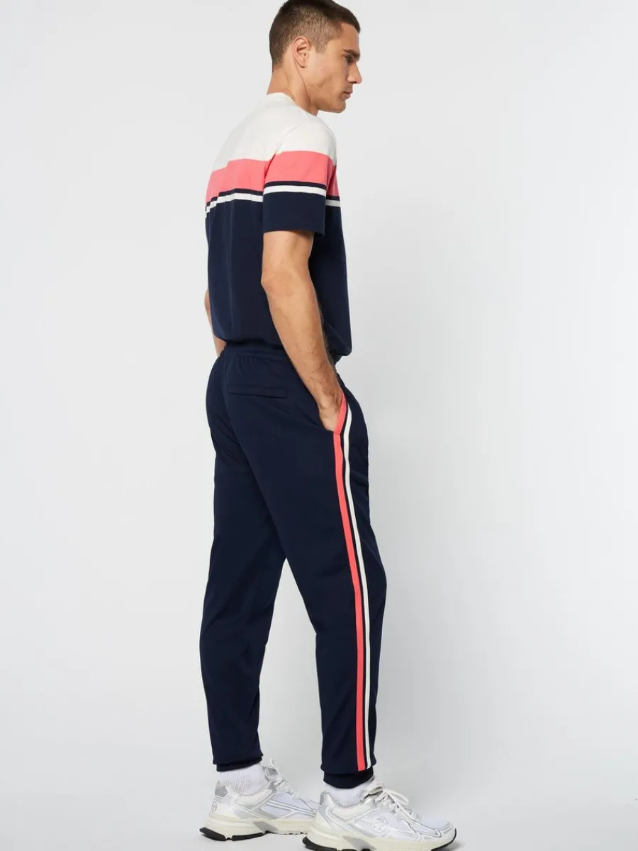 Sergio Tacchini Damarindo Track Pant Archivio- Gardenia/ Maritime Blue New