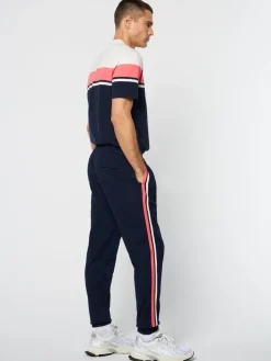 Sergio Tacchini Damarindo Track Pant Archivio- Gardenia/ Maritime Blue Sale