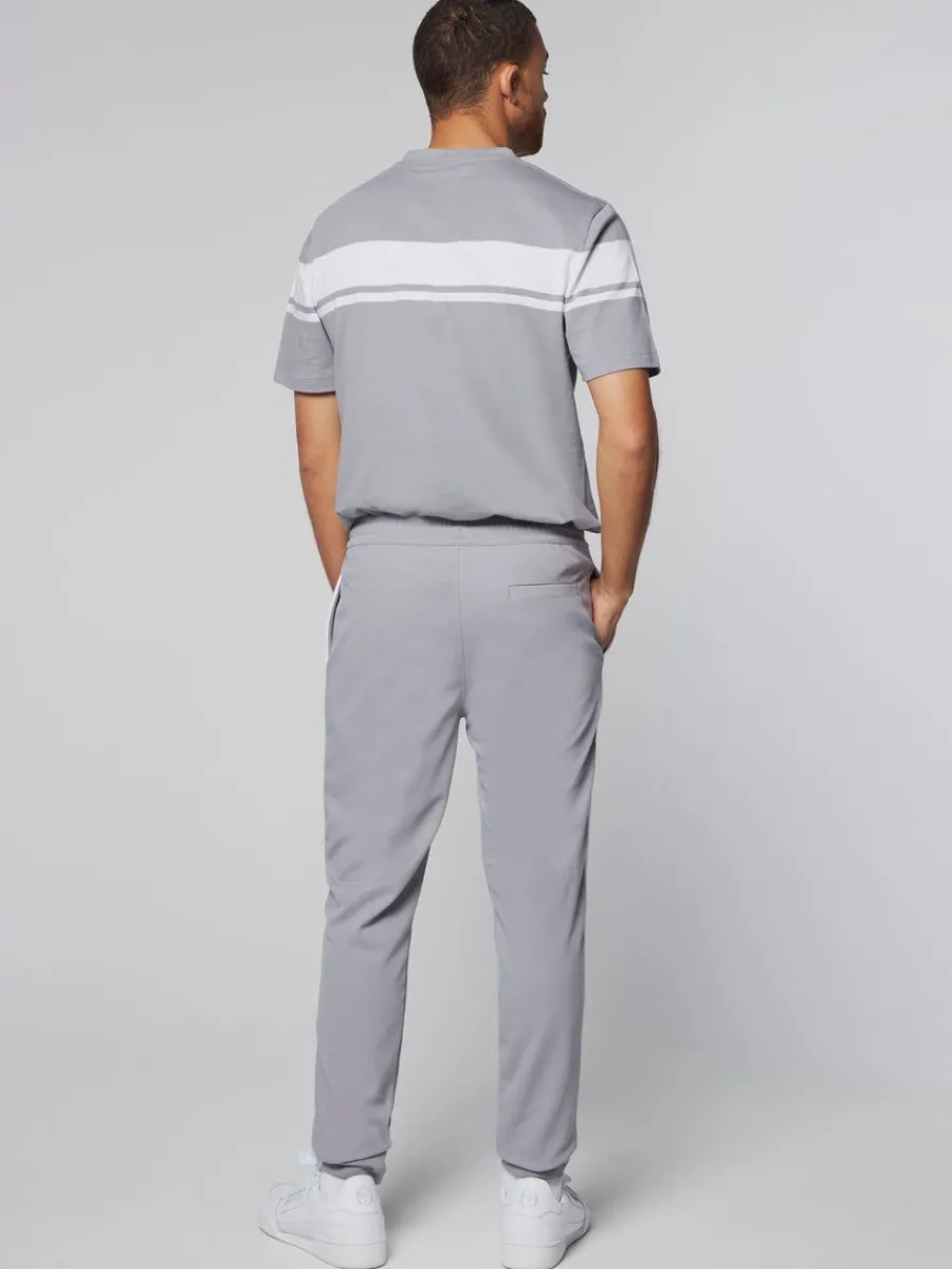 Sergio Tacchini Damarindo Track Pant- Sleet/ White Sale