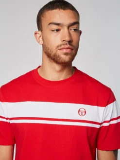 Sergio Tacchini Damarindo T-Shirt- Adrenaline Rush/ White Best