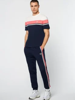 Sergio Tacchini Damarindo T-Shirt Archivio -Gardenia/ Maritime Blue Clearance