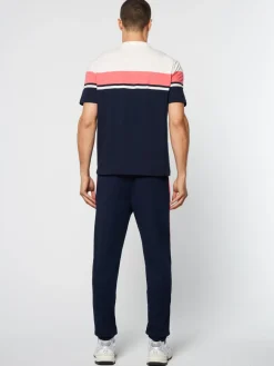 Sergio Tacchini Damarindo T-Shirt Archivio -Gardenia/ Maritime Blue Clearance
