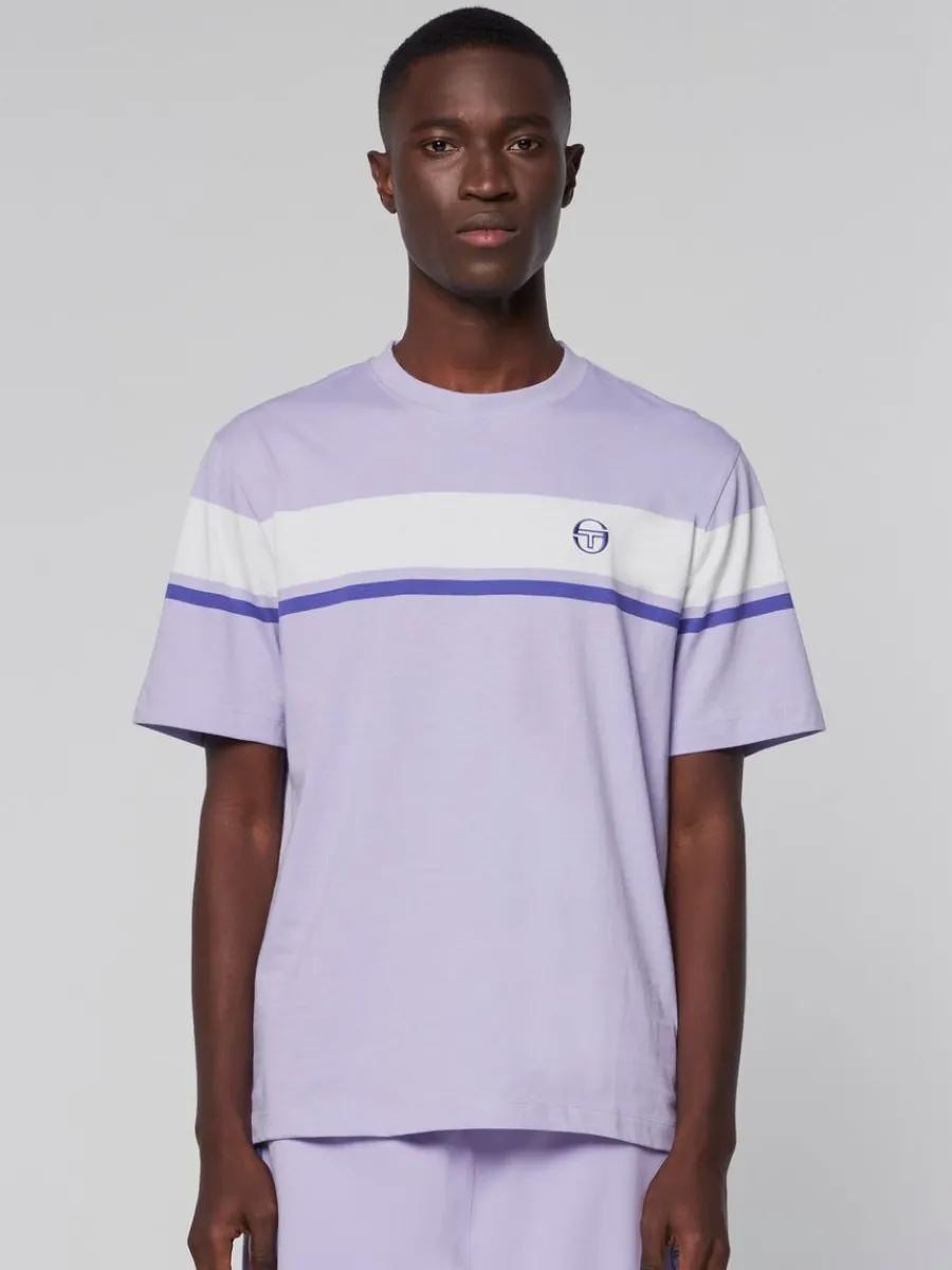 Sergio Tacchini Damarindo T-Shirt- Lavender/ Gardenia New