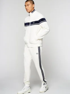 Sergio Tacchini Damarindo Velour Track Jacket- Gardenia Outlet