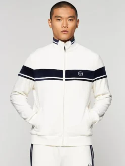 Sergio Tacchini Damarindo Velour Track Jacket- Gardenia Clearance