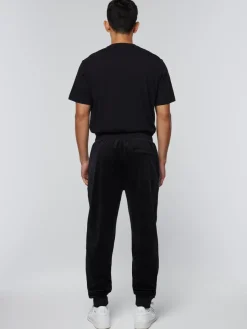 Sergio Tacchini Damarindo Velour Track Pant-Black/ Liberty New