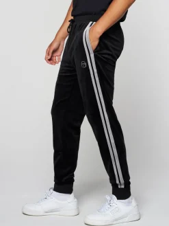 Sergio Tacchini Damarindo Velour Track Pant- Black Beauty New