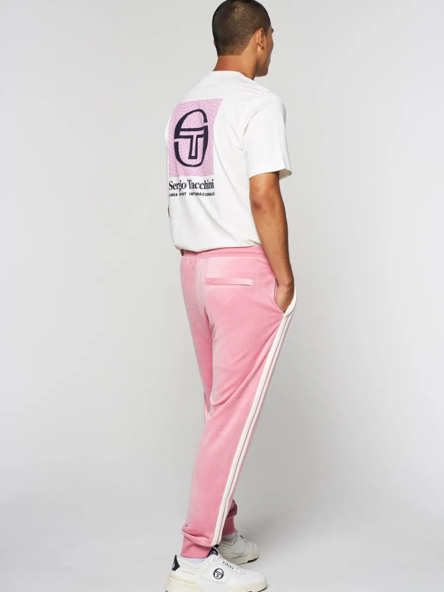 Sergio Tacchini Damarindo Velour Track Pant- Polignac Online