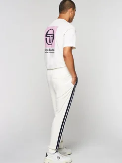 Sergio Tacchini Damarindo Velour Track Pant- Gardenia