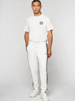 Sergio Tacchini Damarindo Velour Track Pant- Gardenia Outlet