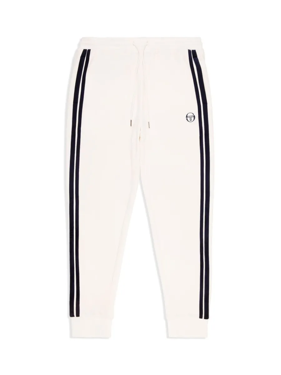 Sergio Tacchini Damarindo Velour Track Pant- Gardenia Outlet